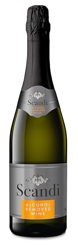 Scandi Brut | Non-Alcoholic Wine | Non Alcoholic Champagne | Sparkling Non Alcoholic Wine - Good For Alcohol Free Cocktails | Good For Mimosa And Other Cocktails