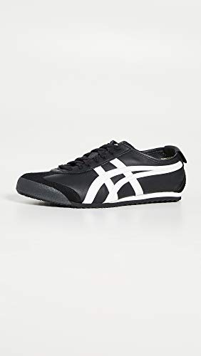 asics tiger black and white