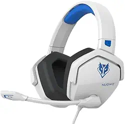 NUBWO N16 Fones de ouvido para jogos - Fones de ouvido com microfone, som estéreo, fio com conector de áudio de 3,5 mm - Design Confortável para Xbox, PS5, PS4, PC, Switch 2, Mac