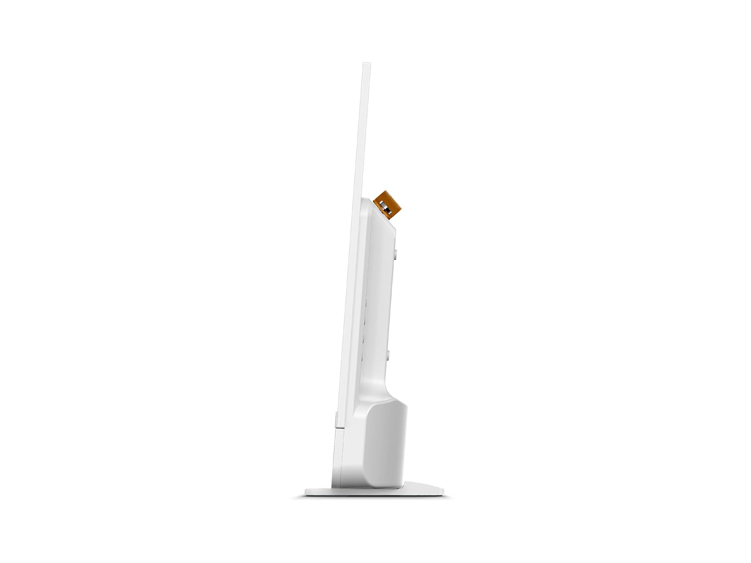 SELFSAT Streaming Display MSD 27 Weiß, 27 Zoll Full-HD Display mit Google TV, Integrierte Soundbar, 12V/24V/230V