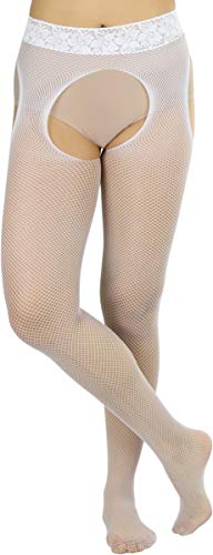 Image of ToBeInStyle Women's Suspender Pantyhose