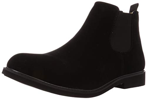 SANA Plus 2351 Side Gore Boots, Black, US Men's Size 8.5 (26.5 cm)