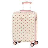 SKPAT - Maletas de Viaje Cabina 55x40x20 - Maletas Viaje Cabina 4 Ruedas. Maleta Cabina Resistente - Maleta de Cabina Ligera. Maletas Cabina con Candado TSA 132350, Beige