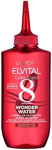 L'Oréal Paris Elvital - Tratamiento capilar para un cabello flexible, con fórmula ácida sin tiempo de exposición, color brillante, 8 segundos, líquido para el cabello Wonder Water 1 x 200 ml