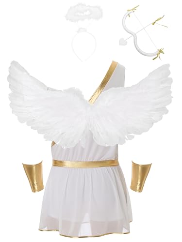 Disfraz de Cupido hombre para Carnaval con alas aureola arco y flecha 4