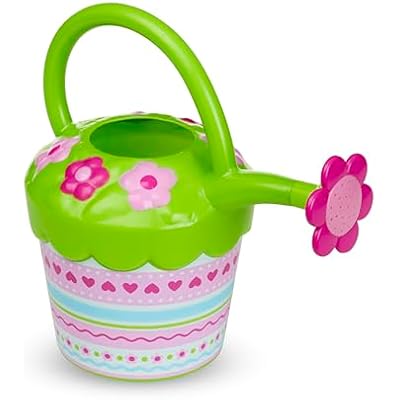 Melissa & Doug Sunny Patch Pretty Petals Flower Watering Can - Pretend Play Toy