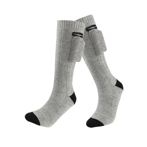 Psdndeww Heated Sock Rechargeable Electric Heating Sock Thermal Warming Sock with Battery for Men Women Skiing Winter Outdoor