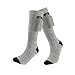 Psdndeww Heated Sock Rechargeable Electric Heating Sock Thermal Warming Sock with Battery for Men Women Skiing Winter Outdoor