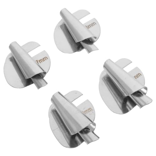 Uonlytech 4 Piezas cómodo pie de Costura Kit de pie de Coser prensatelas de Coser Dobladillo Accesorio para máquina de Coser Suministros de Costura Acero Inoxidable Silver