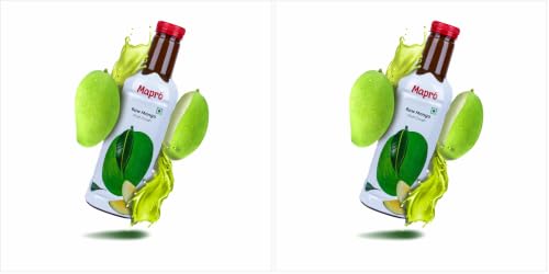 Image of Mapro Raw Mango Crush, 1L, Gluten Free, Vegetarian (Pack of 2)