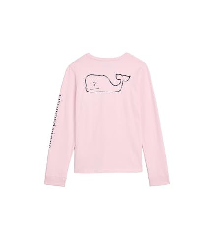 Image of Vineyard Vines Girls Vintage Whale Long-Sleeve Pocket Tee