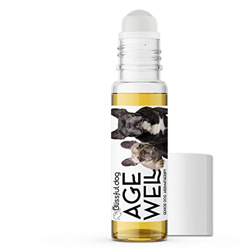 Image of The Blissful Dog French Bulldog Age Well Dog Aromatherapy Roll-On Bottle for Your Dog's Peaceful Ageing