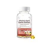 Estratto di aglio invecchiato inodore 7500 mg, supporta il cuore e il sistema immunitario, formula maturata per 2 anni per adulti, 60 conteggi,1pcs