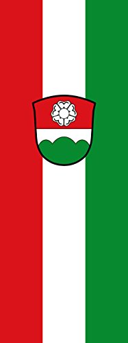 Drapeau Berglern vertical format portrait de 6m² dimensions 400x150cm - 2