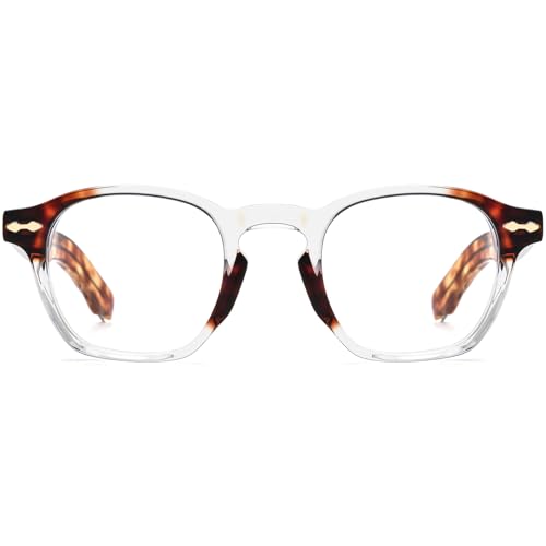 Image of HEPIDEM Acetate Glasses Frame Men Women Square Eyeglasses Optical Spectacles MZEPH