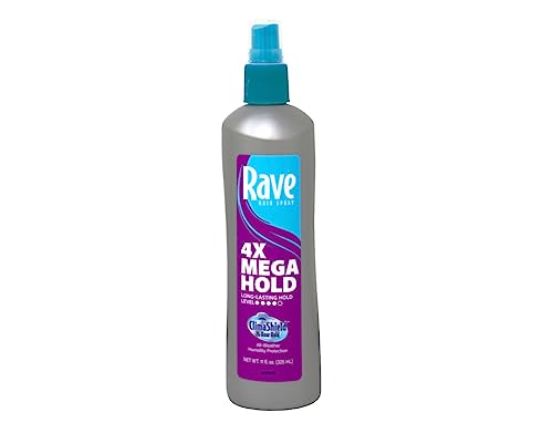Rave 4X Mega Hairspray con Clima Shield 11 oz (Pack de 3) miniatura 2