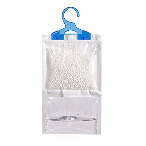 Nyxi Set of 6 Hanging Interior Wardrobe Dehumidifier - 230g Each Bag - Ideal to stop damp & condensation- For Wardrobe, Home, Kitchen, Garage, Bedroom, Caravan, Office, Basement etc