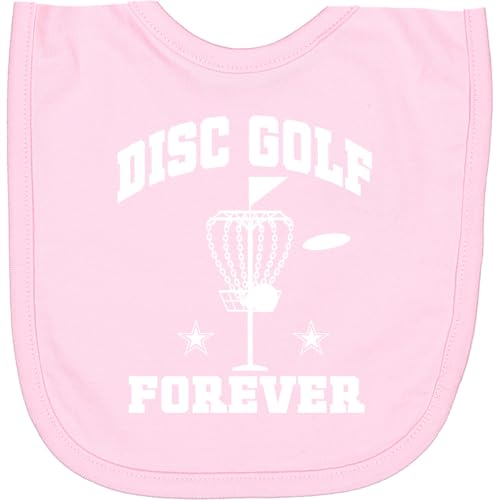 inktastic Disc Golf Forever Golfing Hobby Newborn Bib