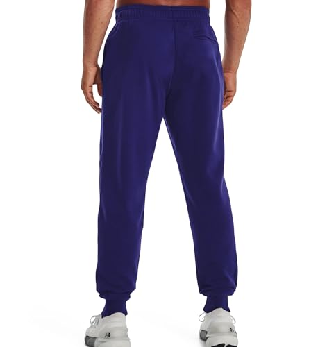 Image of Under Armour Mens Rival Fleece Joggers Prime Pink /White ST