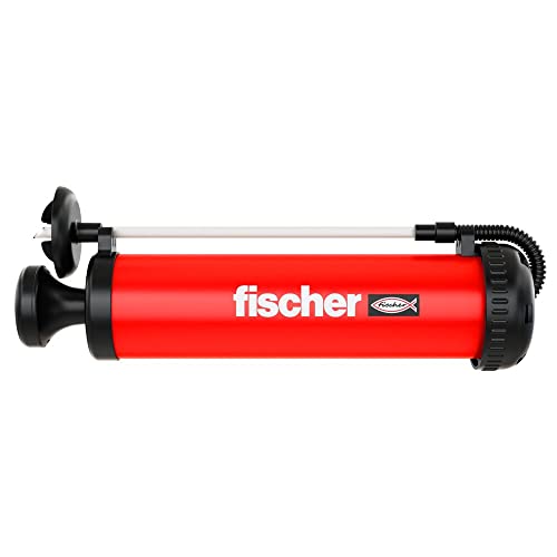 fischer Ausbläser groß AB G, manueller Ausbläser für die Reinigung von Bohrlöchern, für eine zulassungskonforme Bohrlochreinigung, Rot