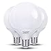 Aigostar - Ampoule LED G95 E27 15W (équivalant à Ampoule Halogène de 87W), Lumière Blanche Froide 6400K, 1275 Lumens, CRI >80, LED Globe, Not Dimmable - Lot de 3