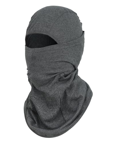Image of BOCOMAL FR Face Mask Flame Resistant Balaclava 5.5oz Lightweight Arc Rated Helmet Liner Covering Hood for Welding