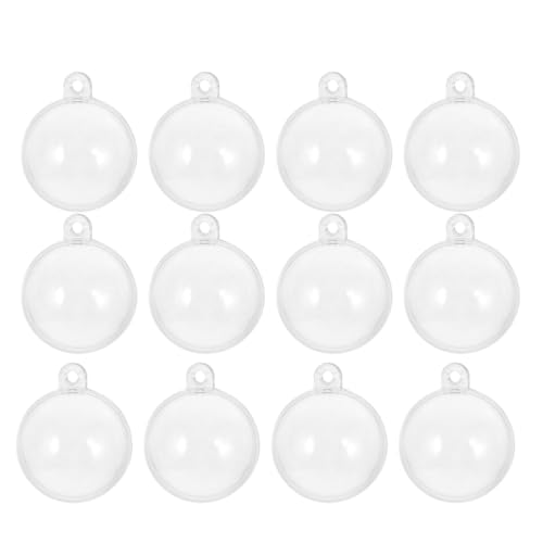 KAILIKETIY 20 Bolas Flotantes Rellenables de PVC para Acuario y Pecera, Resistentes y Transparentes, Ideales como Adornos Colgantes para Fiestas y Decoración