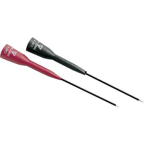 Fluke 8845A-EFPT Extended Fine Point Tip Adapter Set, Red/Black