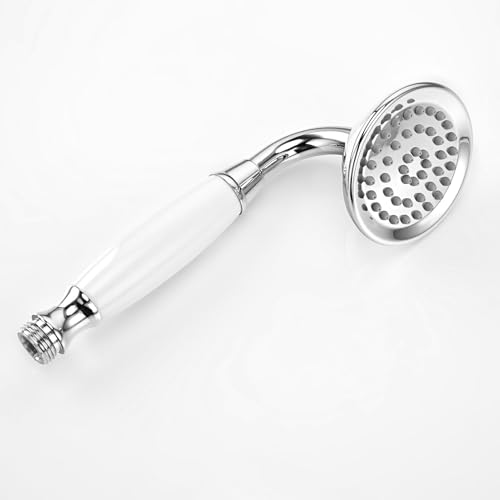 Kit de douche rétro avec robinet de douche mural chrome de qualité L - 6