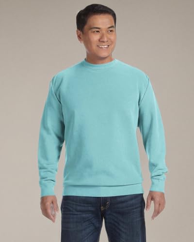 Comfort Colors Men's Crewneck Sweatshirt, Style 1566 M CHALKS, Chalky Mint3