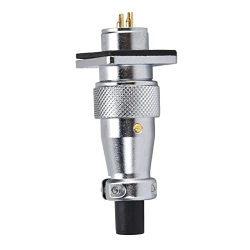 Conector aviación metálico 2 pines Zinc Alloy WS16 500V miniatura 5