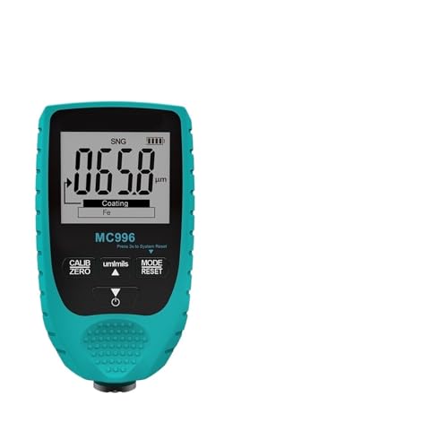 Paint Thickness Gauge MC996 MC998 Medidor de espesor para pintura de automóvil 0-1500um con sonda Fe & NFe, tester portátil miniatura 1