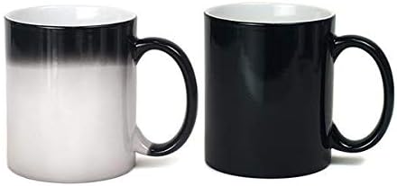 PERSONALISED BLACK HEAT CHANGING MUG- ADD YOUR OWN IMAGE AND TEXT by Rollmark