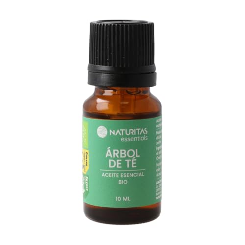 Aceite esencial de árbol de té Bio | 10 ml | Naturitas Essentials | 100% puro Bio – Melaleuca alternifolia | Aroma purificante | Aceites Esenciales