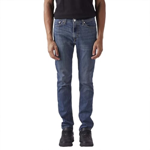 Image of Levi's Men's 511 Dark Indigo Slim Fit Mid Rise Jeans