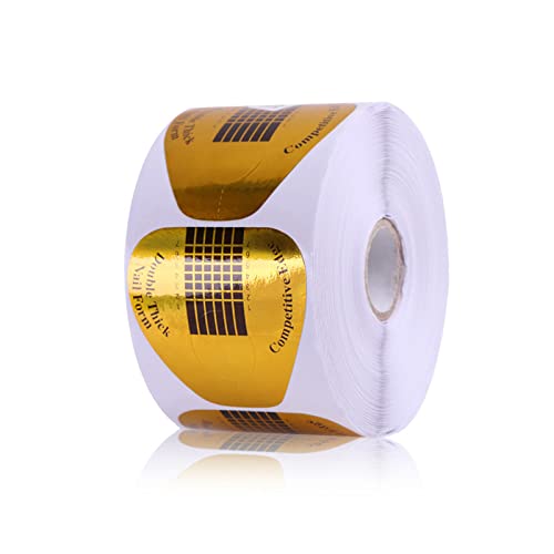 Chablons porte-papier d'art d'ongle avec lignes de guidage pour extensions de gel parfaites