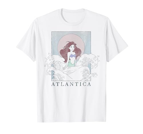 T-shirt Disney Ariel la Petite Sirène Atlantica Splash en coton pour fille et femme