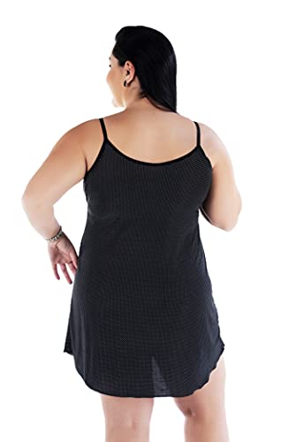 Camisola Plus Size Ayron Pijama 308 Feminino Adulto Liganete - ESTAMPAS SORTIDAS (52)