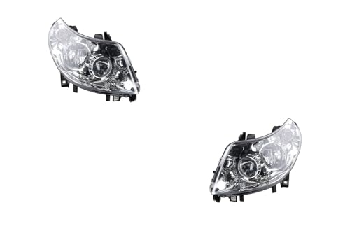Johns, Jeu de phares pour Fiat Ducato à partir de 04/06-12/10 - H7/H1 gauche et droite