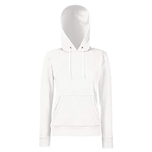 Fruit of the Loom Women’s Lady-fit Hooded Sweat Hoodie, Opaque