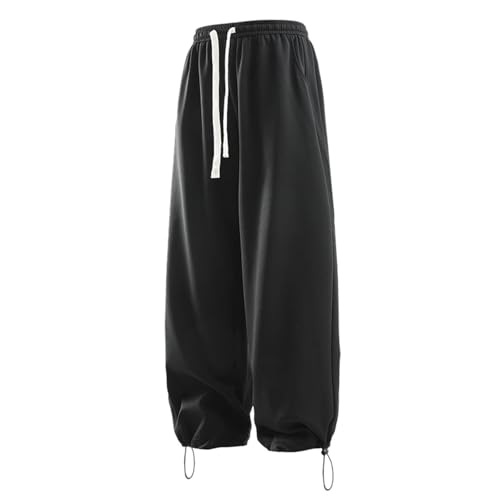 Pantalon cargo homme cordon de serrage et taille élastique confortable