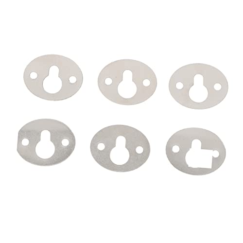 Image of Holibanna 15pcs Keyhole Hangers Shelf Bracket Hangers Removable Hooks for Hanging Easy Install Decorative Parts for Wall