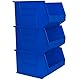 Akro-Mils Stapelbare Kunststoff-Eimer, 45,7 x 40,5 x 28 cm, 3 Stück, 30270