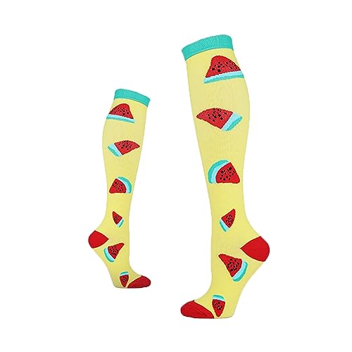 Compression Socks For Women And Men Sports Running Circulation Funny Graphic Compression Socks Soft 20-30 Mmhg