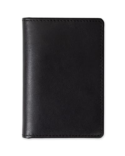 Men's Minimalist RFID Duofold Wallet with Metal Pop Up Card Case2