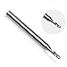 HQMaster 10-Pack End Mill Milling Cutter 1.5mm Cutting Dia. Spiral Router Bits CNC Bits 1-Flute Single Edged Cutting Engraving Bits Tungsten Steel 6mm Flute Length, 38.5mm OAL