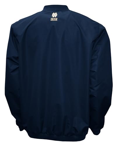 2Bhip NCAA Notre Dame Fighting Irish Adult Lightweight V-Neck Windbreaker Wind Shirt Pullover Jacket For Men2