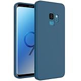 WOGROO for Samsung Galaxy S9 Plus Case Dark Blue, Scratch Resistant with Soft Touch, Slim Thin Phone Cover for Samsung Galaxy S9 Plus