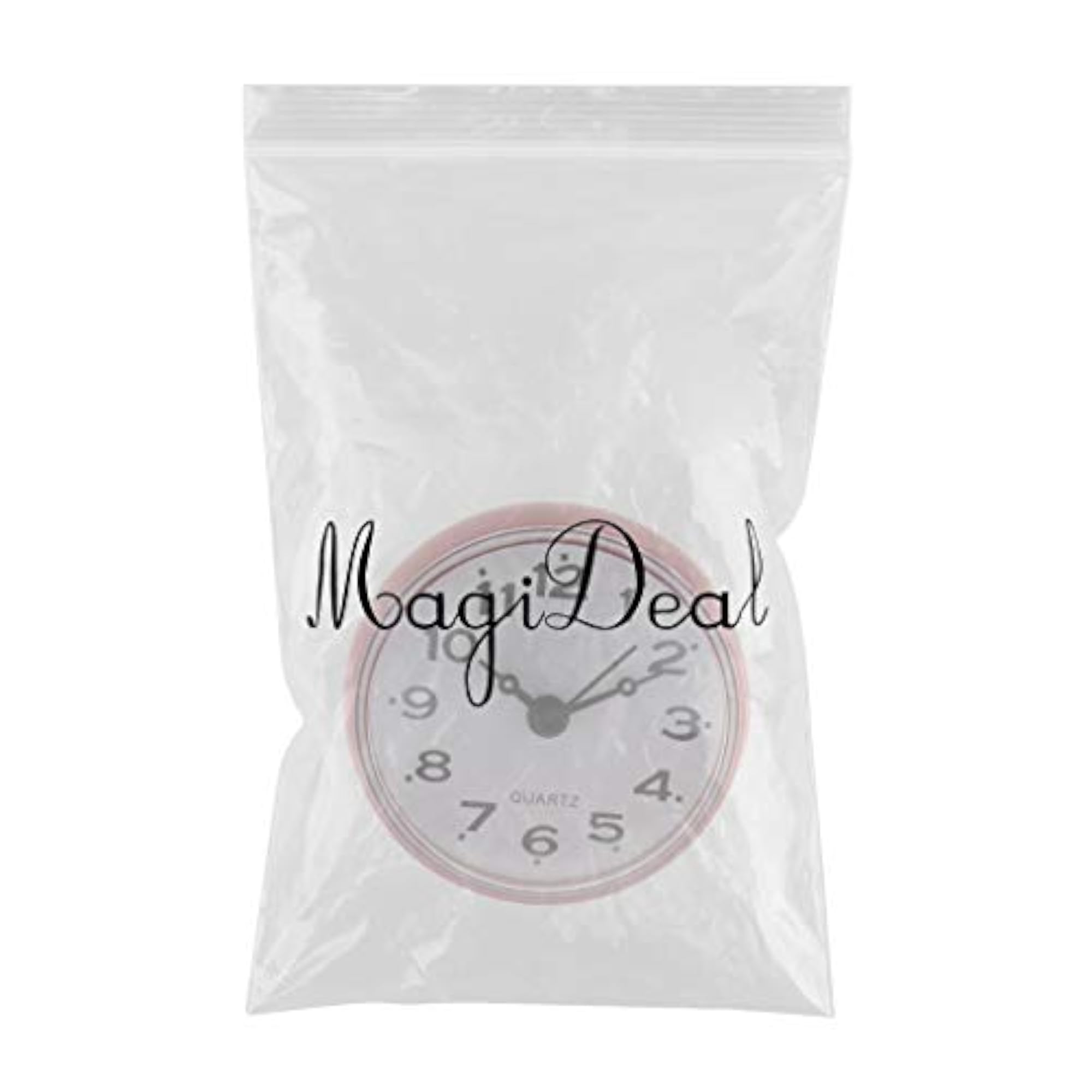 Waterproof Suction Cup Wall Clock, Pink