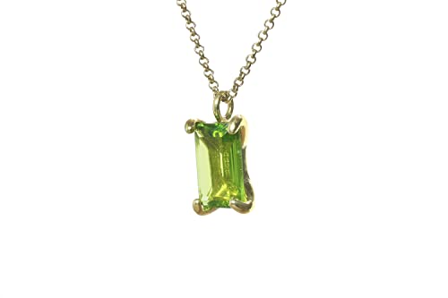 Collier de péridot pour femmes, colliers de pierres précieuses faits à la main d'août